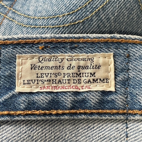 Levi’s Premium 501 High Waisted Straight Leg Jeans - Picture 7 of 8